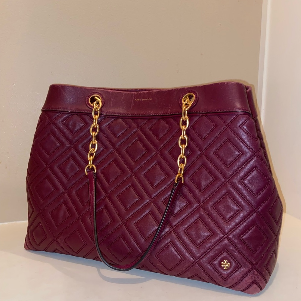 Tory Burch Maroon Purse